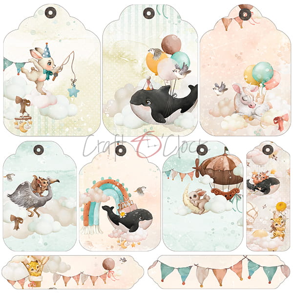 CC-C46-MST-09 MY SWEET TREASURE - A SET OF PAPERS 15,25X15,25CM
