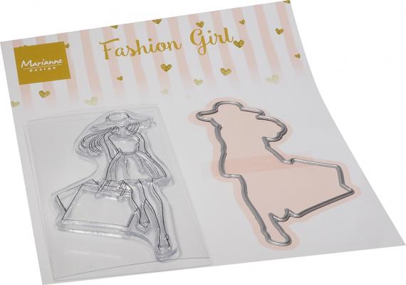CS1089 FASHION GIRL - STAMP & DIE SET