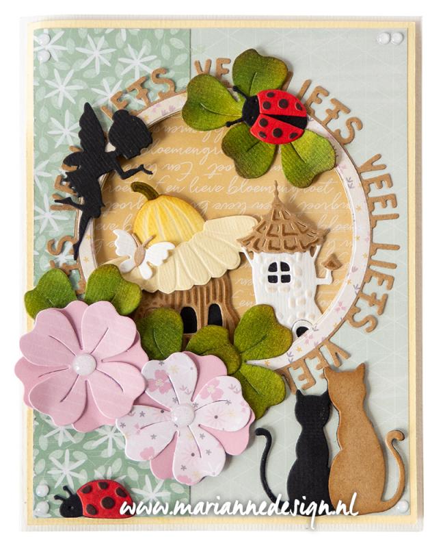 LR0745 Metal Die Marianne Design - Creatable - LADY BUGS