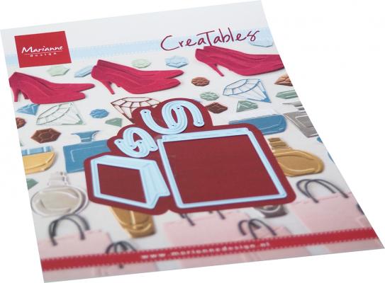 LR0758 Metal Die Marianne Design - Creatable - SHOPPING BAGS