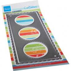 CR1584 Metal Die Marianne Design - CrafTables - SLIMLINE 3 CIRCLES