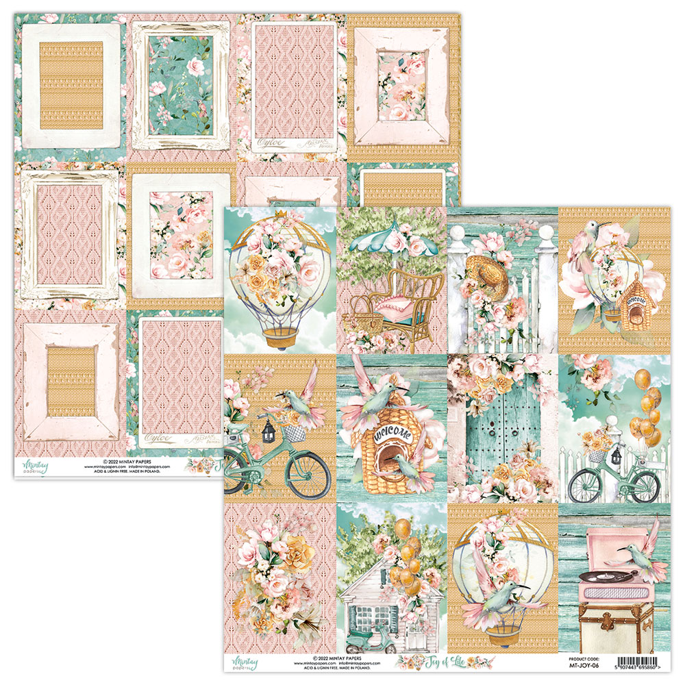 MT-JOY-07 Joy of Life - paper set 30.5x30.5cm