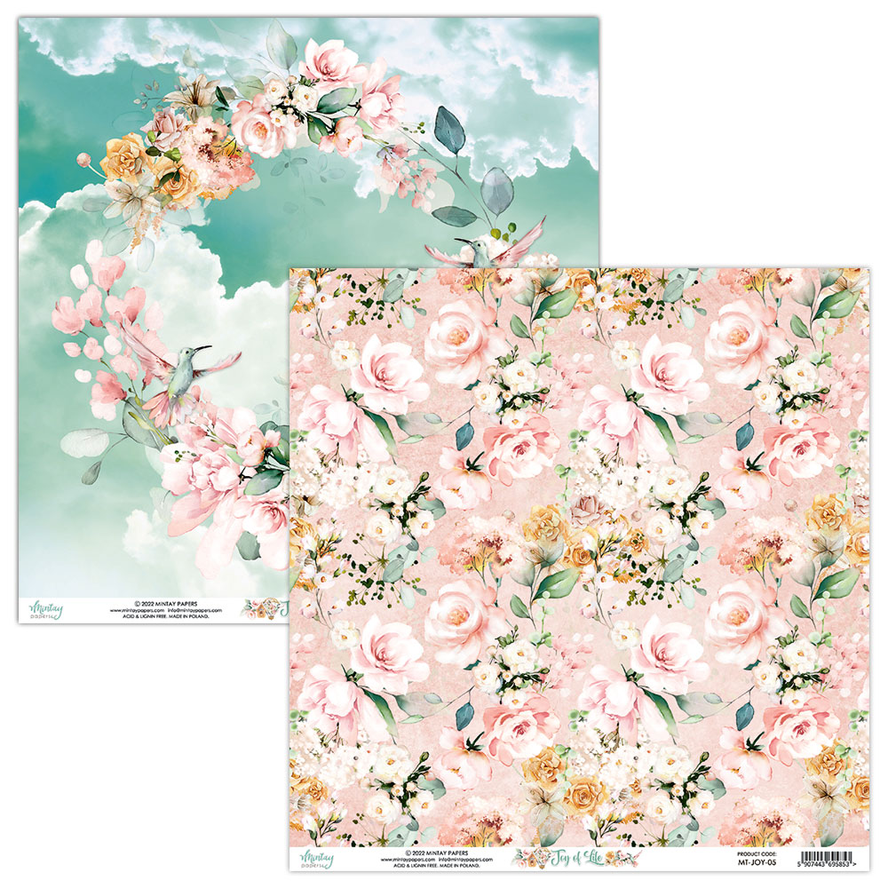 MT-JOY-07 Joy of Life - paper set 30.5x30.5cm