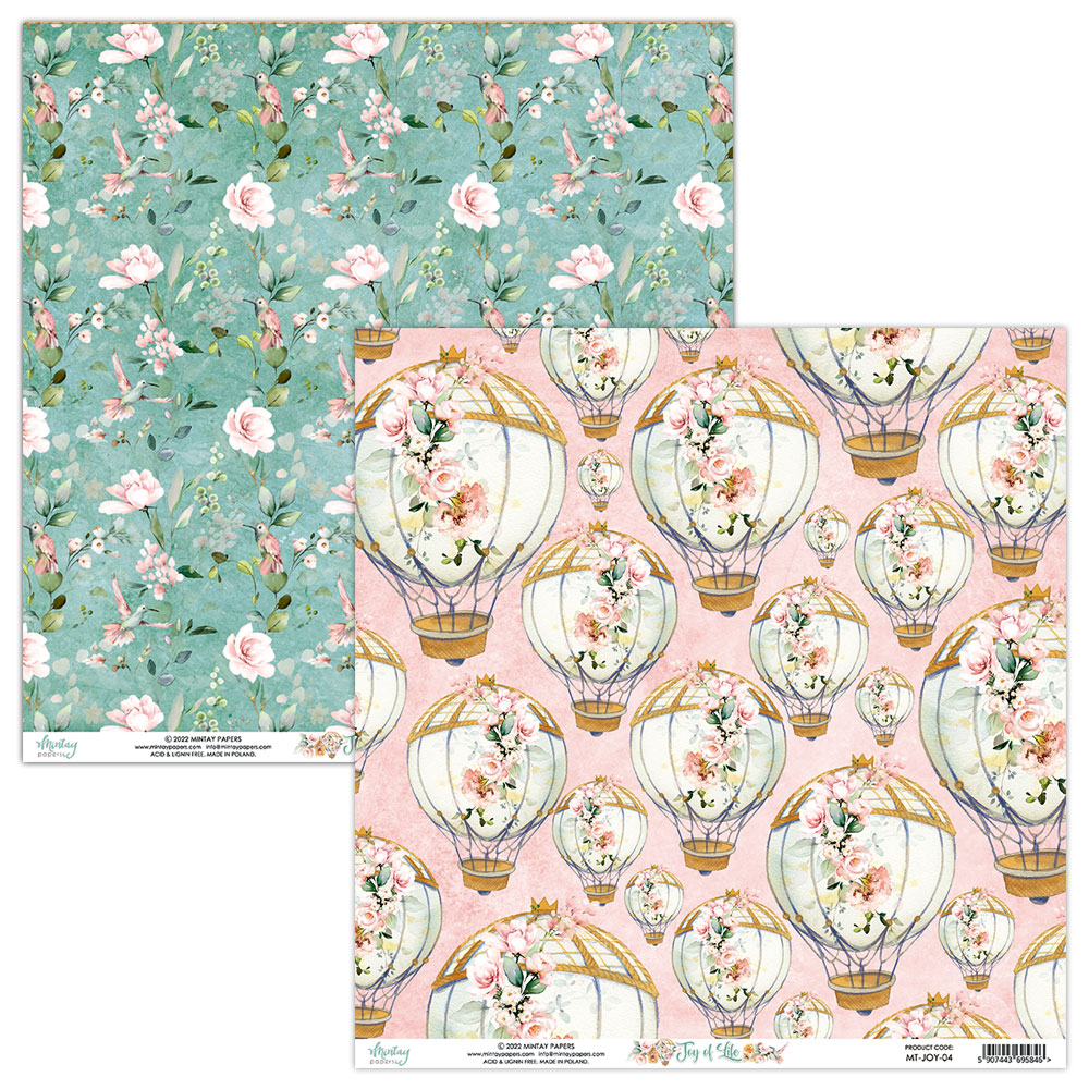 MT-JOY-07 Joy of Life - paper set 30.5x30.5cm