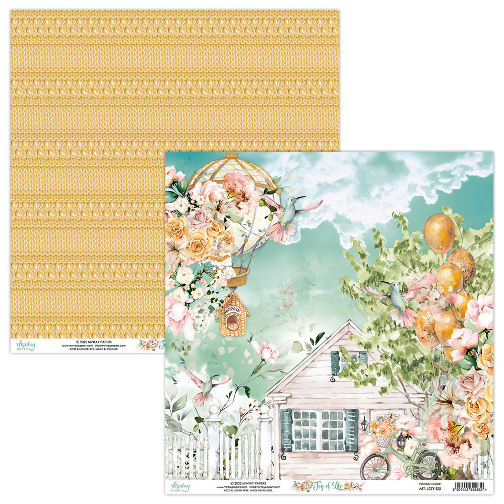 MT-JOY-07 Joy of Life - paper set 30.5x30.5cm