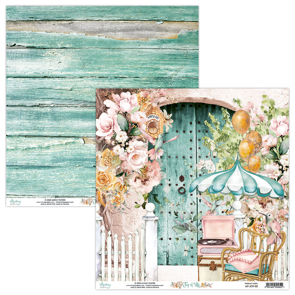 MT-JOY-07 Joy of Life - paper set 30.5x30.5cm