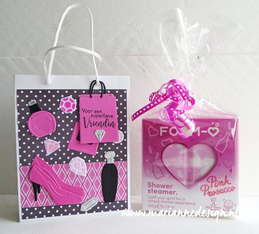 PS8120 Mask Marianne Design - Craft stencil - A4 - SHOPPING BAG