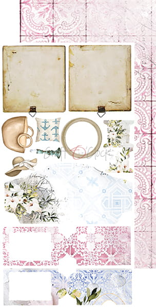 CC-MM18-AW-10 AFTERNOON WALK - JUNK JOURNAL SET