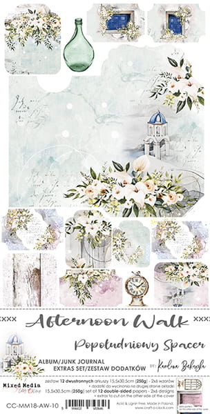 CC-MM18-AW-10 AFTERNOON WALK - JUNK JOURNAL SET