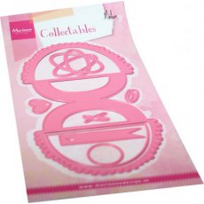 COL1508 Metal Die Marianne Design - Collectables - Bagtopper XOXO by Marleen