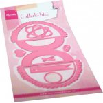 COL1508 Metal Die Marianne Design - Collectables - Bagtopper XOXO by Marleen