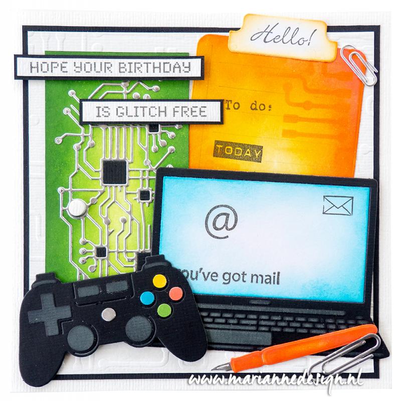 CR1589 Metal Die Marianne Design - CrafTables - Punch die - Paperclips