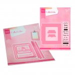 PA4151 Metal Die Marianne Design - notebook & ELINE'S TAB WITH TEKST GB