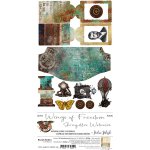 CC-MM17-WFR-10 WINGS OF FREEDOM - JUNK JOURNAL SET
