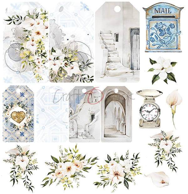 CC-MM18-AW-00 AFTERNOON WALK - A SET OF PAPERS 30,5x30,5cm
