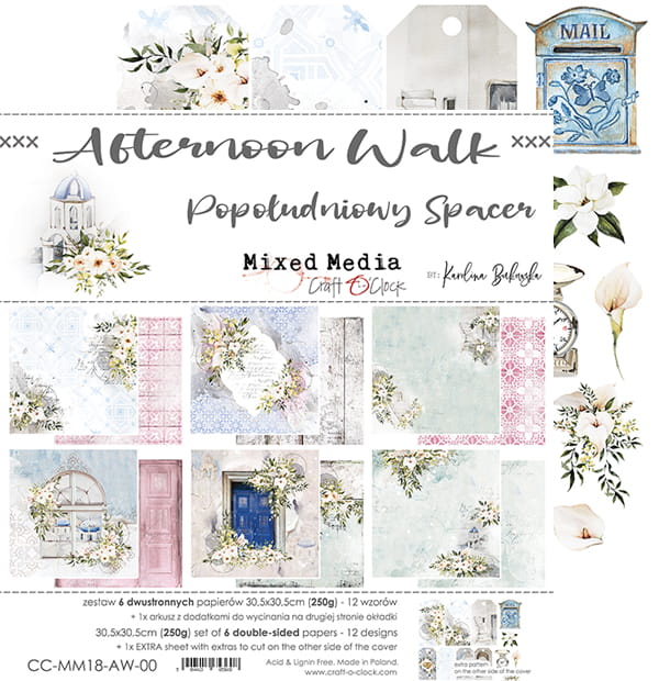 CC-MM18-AW-00 AFTERNOON WALK - A SET OF PAPERS 30,5x30,5cm