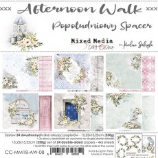 CC-MM18-AW-08 AFTERNOON WALK   A SET OF PAPERS 15,25X15,25CM