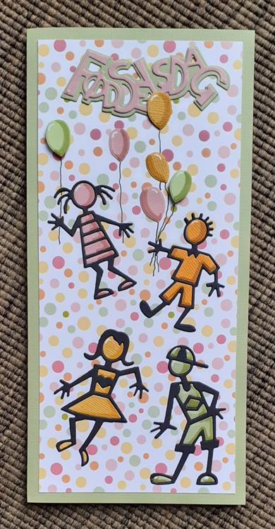 BLD1445 Dies By Lene - "Matchstick - Teenagers"