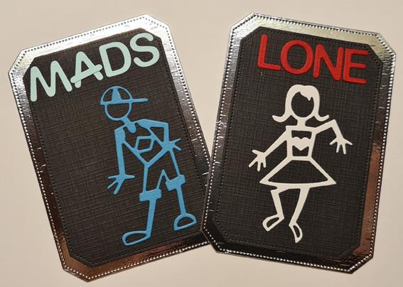 BLD1445 Dies By Lene - "Matchstick - Teenagers"