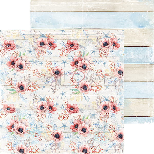 CC-C47-SG-00 SEASIDE GREETINGS - A SET OF PAPERS 30,5x30,5cm