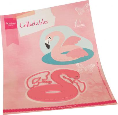 COL1512 Metal Die Marianne Design - Collectables - Flamingo Float by Marleen