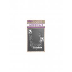 EF3D020 3D Embossing folder "Flower frame"