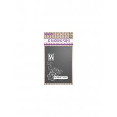 EF3D021 3D Embossing folder "Rose corner-2"