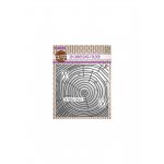 EF3D022 3D Embossing folder wood "growth rings"