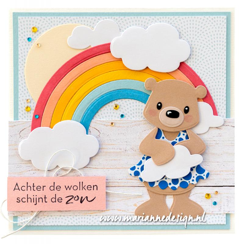 LR0765 Metal Die Marianne Design - Creatable - RAINBOW