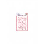 MMSA6-024 Mixed Media stencil A6 size "bubbles-2"