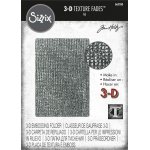 665768 Sizzix 3-D Textured Impressions Embossing Folder - "Woven"