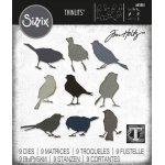 665861 Sizzix • Sizzix Thinlits Die Set Silhouette Birds by Tim Holtz