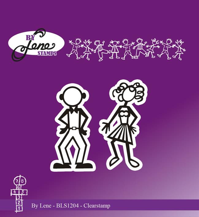 BLS1204 CLEARSTAMP By Lene - "Matchstick - Adults"