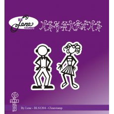 BLS1204 CLEARSTAMP By Lene - "Matchstick - Adults"