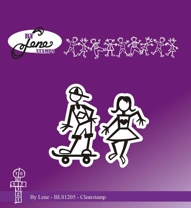 BLS1205 CLEARSTAMP By Lene - "Matchstick - Teenagers"