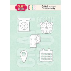 CW178 Cutting Die - Birth Certificates - Craft & You Design