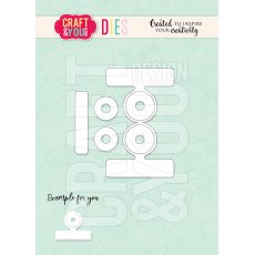 CW180 Cutting Die  - Clip -  Craft&You Design