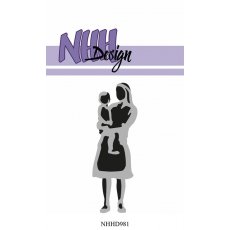 NHHD981 Dies NHH Design - "Layered Dies - Woman with child"