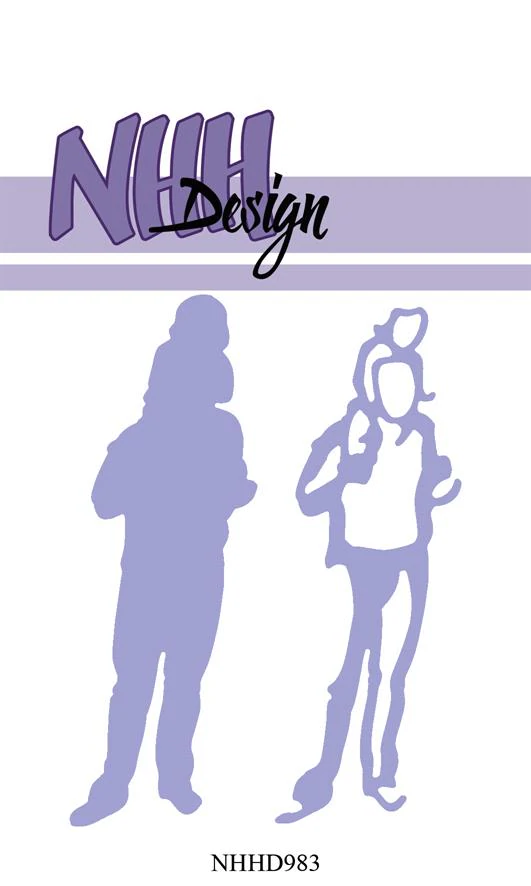 NHHD983 Dies NHH Design - "Layered Dies - Man with child"
