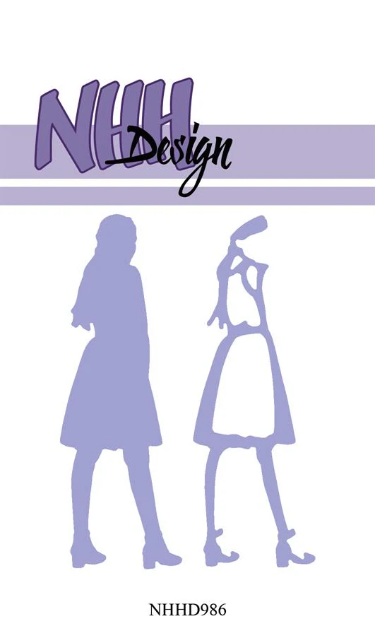 NHHD986 Dies NHH Design - "Layered Dies - Young woman #1"