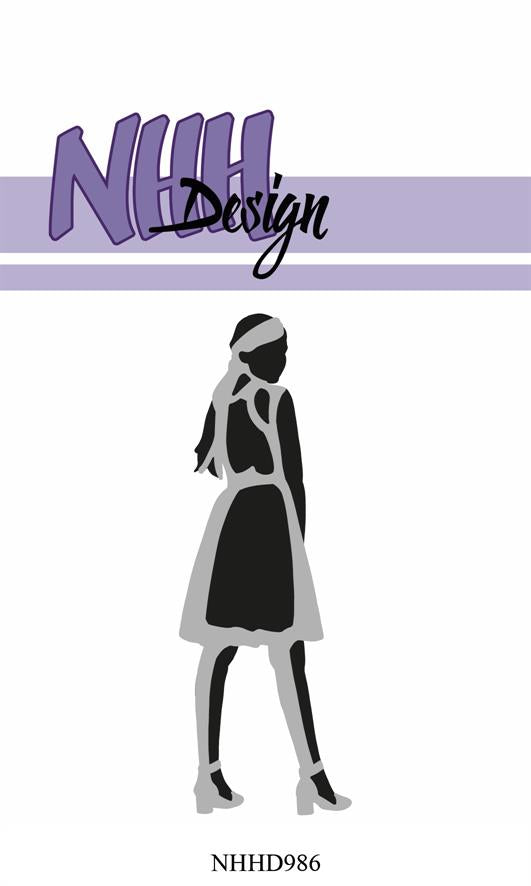 NHHD986 Dies NHH Design - "Layered Dies - Young woman #1"