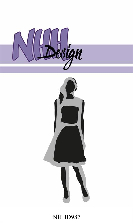 NHHD987 Dies NHH Design - "Layered Dies - Young woman #2"