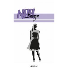 NHHD987 Dies NHH Design - "Layered Dies - Young woman #2"