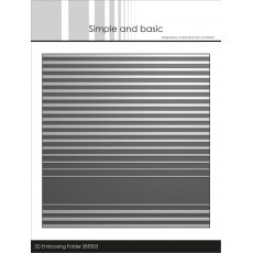 SBE003 3D Embossing folders "Stripes"