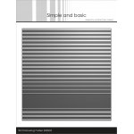 SBE003 3D Embossing folders "Stripes"