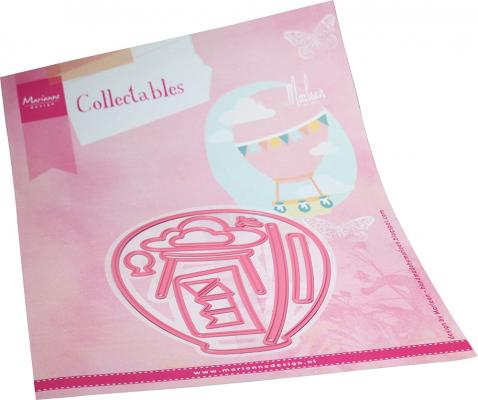 COL1514 Metal Die Marianne Design - Collectables - Hot Air Balloon by Marleen