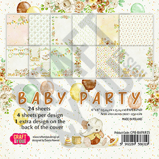 CPB-BAPAR15 Block 15x15 Craft&You Design - BABY PARTY