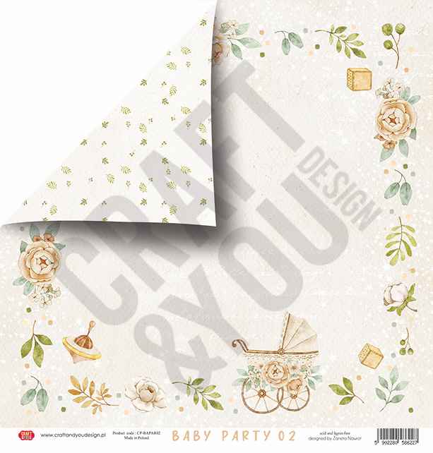 CPB-BAPAR15 Block 15x15 Craft&You Design - BABY PARTY