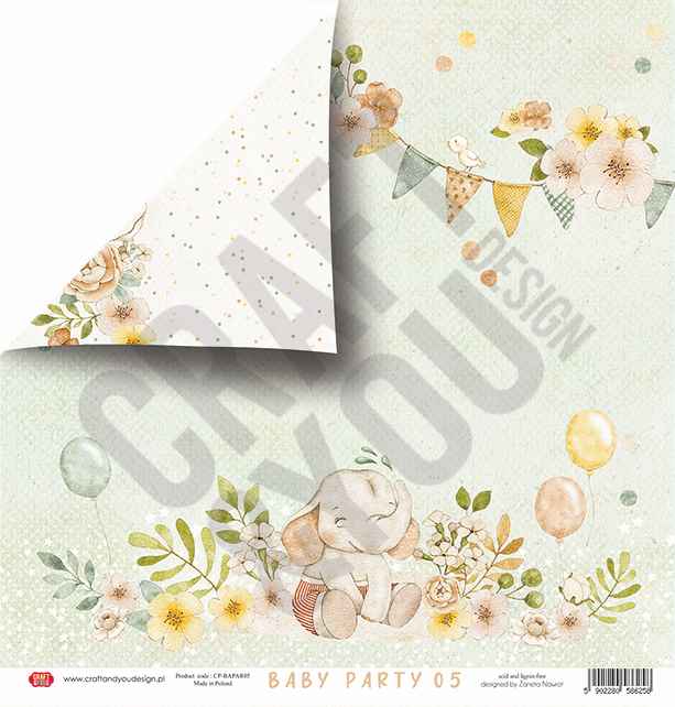 CPB-BAPAR15 Block 15x15 Craft&You Design - BABY PARTY