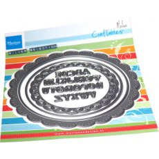CR1597 Metal Die Marianne Design - Creatable - Basic circles by Marleen 